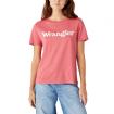T-shirt Wrangler Round Tee girocollo con stampa da donna rif. W7N4GH