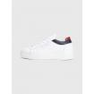 Scarpe Sneakers Tommy Hilfiger in pelle colorblock da donna rif. FW0FW06511