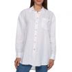 Camicia Tommy Hilfiger relaxed fit lunga in lino da donna rif. WW0WW33469