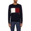 Pullover Tommy Hilfiger in cotone biologico a coste da uomo rif. MW0MW25413