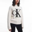 Maglione Calvin Klein Jeans Con Logo In Cotone Biologico Taglio Rilassato da donna rif. J20J219777