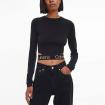 Maglia Calvin Klein Jeans Logo Tape Con Spacco da donna rif. J20J219787
