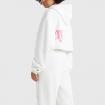 Felpa Tommy Jeans Super Crop con Cappuccio e Logo Grafico da donna rif. DW0DW13577