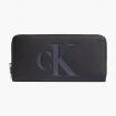 Portafoglio Calvin Klein Con Zip Integrale E Logo da donna rif. K60K610093