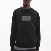 Felpa Calvin Klein Relaxed Textured Logo Sweatshirt da uomo rif. K10K110083