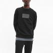 Felpa Calvin Klein Relaxed Textured Logo Sweatshirt da uomo rif. K10K110083