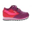 Scarpe Sneakers Fila Orbit Velcro Infants in ecopelle da bimba rif. 1011080-43066