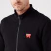Felpa Wrangler a collo alto con zip e logo da uomo rif. W663HA