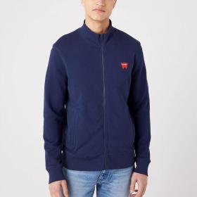Felpa Wrangler a collo alto con zip e logo da uomo rif. W663HA