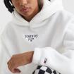 Felpa Tommy Jeans Polar Crop con cappuccio da donna rif. DW0DW14359