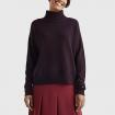 Dolcevita Tommy Hilfiger relaxed fit in cashmere riciclato da donna rif. WW0WW35879