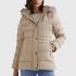 Piumino Tommy Hilfiger imbottito in piuma con pelliccia sintetica da donna rif. WW0WW37486