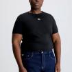 T-Shirt Calvin Klein con monogramma in cotone biologico da uomo rif. J30J322466