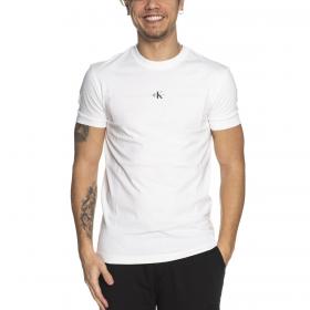 T-Shirt Calvin Klein con monogramma in cotone biologico da uomo rif. J30J322466