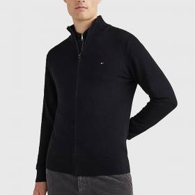Maglione Cardigan Tommy Hilfiger In Cotone e Cashmere con Zip da uomo rif. MW0MW28050