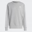 Felpa Adidas Essentials French Terry 3-Stripes da uomo rif. IC9319