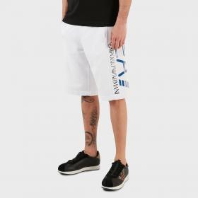 Bermuda Shorts Emporio Armani EA7 Logo Series in misto cotone da uomo rif. 3RPS57 PJLSZ