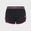 Shorts pantaloncini Emporio Armani EA7 Dynamic Athlete in tessuto tecnico Natural Ventus7 da donna rif. 3RTS54 TJKWZ