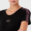 T-shirt Emporio Armani EA7 Dynamic Athlete in tessuto tecnico Natural Ventus7 da donna rif. 3RTT02 TJKUZ
