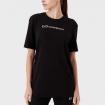 T-shirt Emporio Armani EA7 Shiny in cotone stretch da donna rif. 3RTT13 TJFKZ