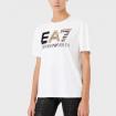 T-shirt Emporio Armani EA7 Logo Series con maxi logo da donna rif. 3RTT36 TJDZZ