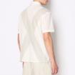 Camicia Armani Exchange in popeline di cotone con macro logo da uomo rif. 3RZCL4 ZNKHZ