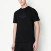 T-Shirt Armani Exchange girocollo in cotone organico regular fit logo tono su tono da uomo rif. 3RZTCG ZJ3VZ