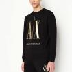 Felpa Armani Exchange girocollo con stampa da uomo rif. 8NZMPQ ZJ1ZZ