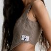 top Calvin Klein Jeans Corsetto In Tela Di Cotone da donna rif.J20J220714