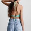 top Calvin Klein Jeans A Reggiseno Con Cordoncino In Rayon Increspato da donna rif. J20J221074