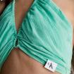 top Calvin Klein Jeans A Reggiseno Con Cordoncino In Rayon Increspato da donna rif. J20J221074