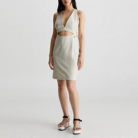 Abito Vestito Calvin Klein Jeans Multitasche Con Scollo Dietro da donna rif. J20J221076