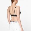 Top Tommy Jeans Bralette A Coste Con Distintivo da donna rif. DW0DW15305