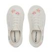 Scarpe Sneakers Superga 2750 Kids Embroidery Flowers da bambina rif. S2123UW-A5E