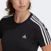 T-shirt Adidas Loungewear Essentials Slim 3-Stripes da donna rif. GL0784