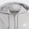 Felpa Adidas Con Cappuccio Essentials French Terry 3-Stripes Full-Zip da uomo rif. IC9833