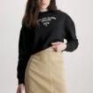 Felpa Calvin Klein Jeans Corta In Stile College Con Logo da donna rif. J20J221334