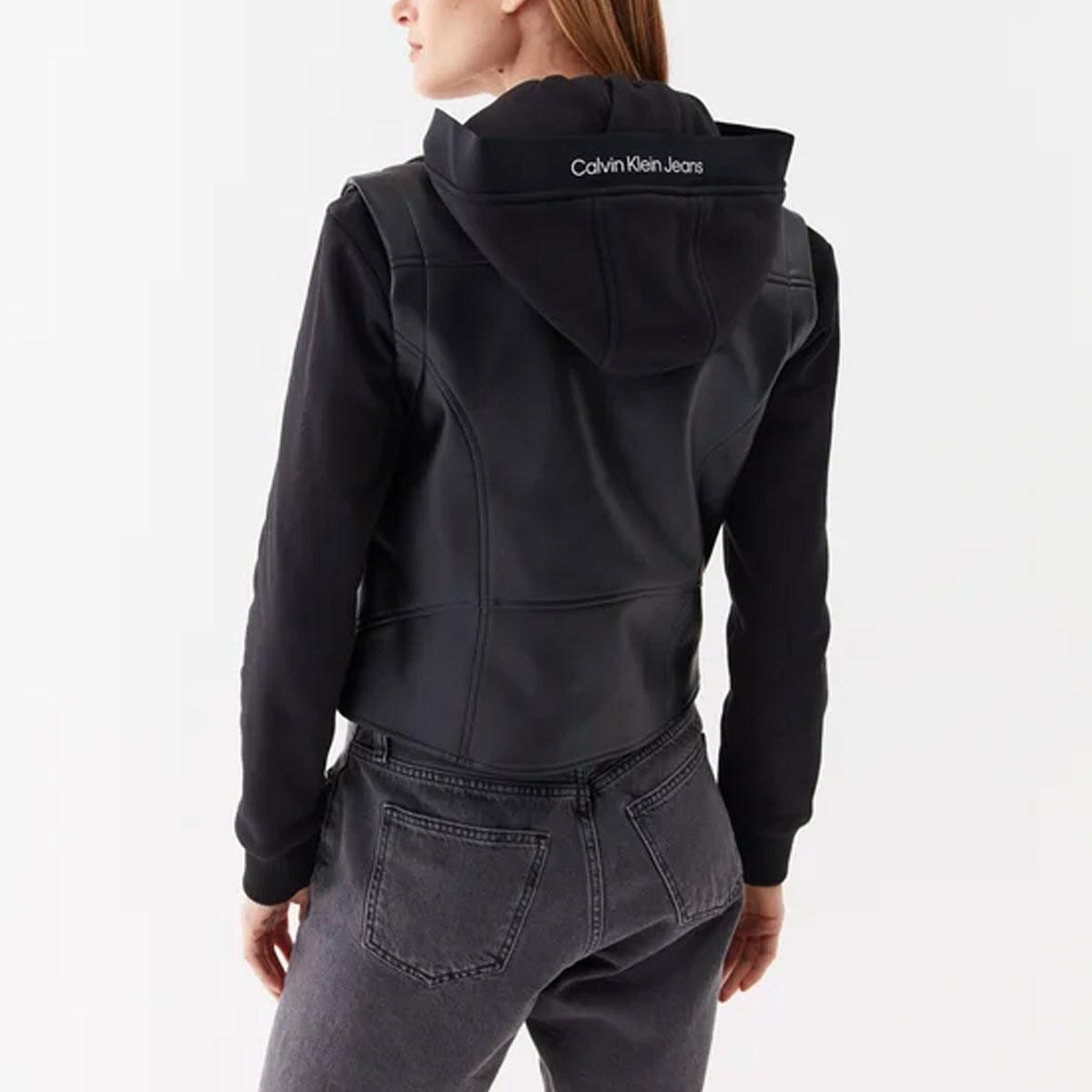 Giacca In Pelle Calvin Klein Jeans Con Cappuccio da donna rif. J20J221384