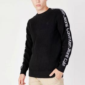 Maglione Calvin Klein Jeans Felpa Logo Tape da uomo rif. J30J323808