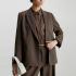 Giacca Calvin Klein Blazer In Twill Di Lana da donna rif. K20K206715