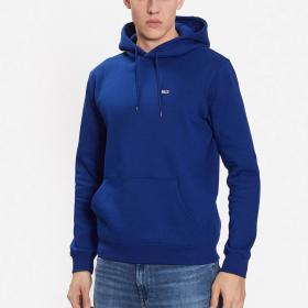 Felpa Tommy Jeans Con Cappuccio E Patch Bandierina da uomo rif. DM0DM09593