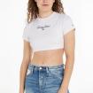 T-shirt Tommy Jeans Essential Ultra Crop da donna rif. DW0DW16156