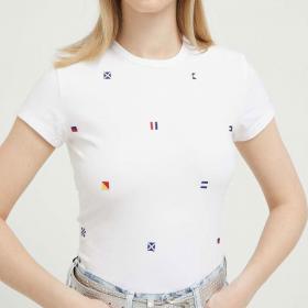 T-shirt Tommy Jeans Archive Critter Tee da donna rif. DW0DW16260
