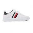 Scarpe Sneakers Tommy Hilfiger In Pelle Con Nastro Iconico da uomo rif. FM0FM04706