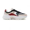 Scarpe Sneakers Tommy Hilfiger Running In Pelle Color Block da Donna rif. FW0FW07386