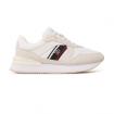 Scarpe Sneakers Tommy Hilfiger Signature In Pelle E Tessuto da Donna rif. FW0FW07466