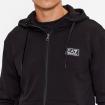 Felpa Emporio Armani EA7 Con Cappuccio Logo Series In Misto Cotone da uomo rif. 6RPM81 PJ07Z