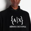 Pullover Cardigan Armani Exchange Maglione In Misto Lana Con Logo Ricamato da donna rif. 6RYM1Q YMT8Z