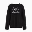 Pullover Cardigan Armani Exchange Maglione In Misto Lana Con Logo Ricamato da donna rif. 6RYM1Q YMT8Z