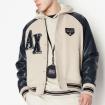 Giacca Blouson Armani Exchange Bomber Stile College Con Maxi Logo da uomo rif. 6RZB21 ZNIKZ